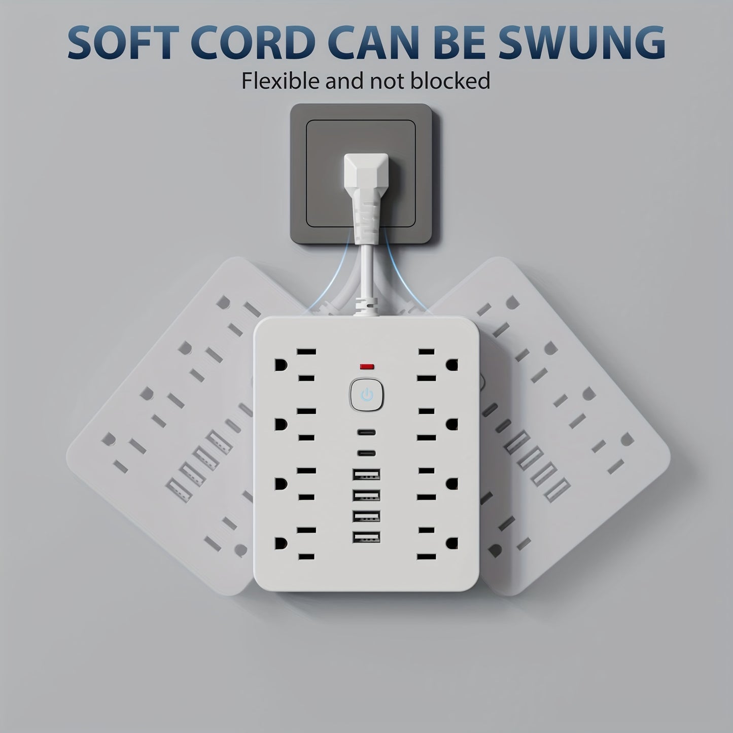 14-in-1 Power Strip Surge Protector