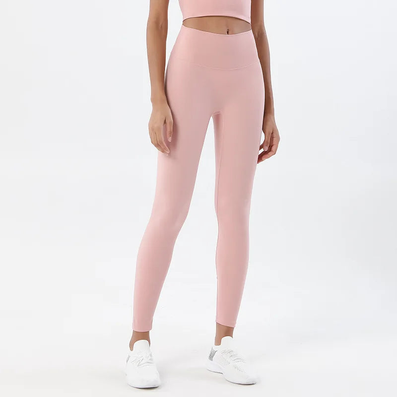 Gym Leggings Yoga Pants Women Sports Fitness Naked Feeling High Waist Elastic Workout Push Up Leggings Tights Women
