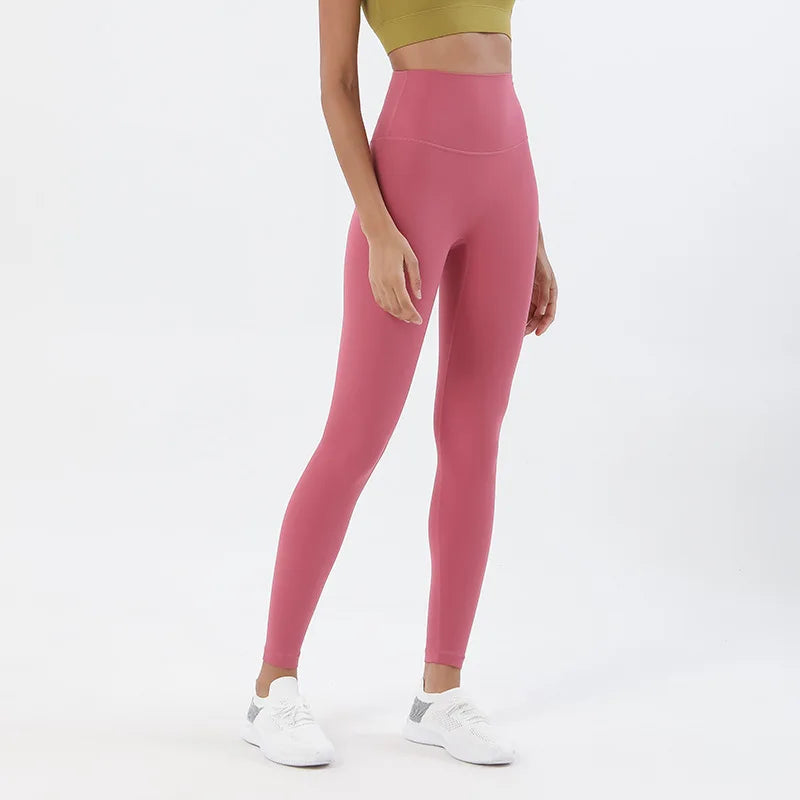 Gym Leggings Yoga Pants Women Sports Fitness Naked Feeling High Waist Elastic Workout Push Up Leggings Tights Women