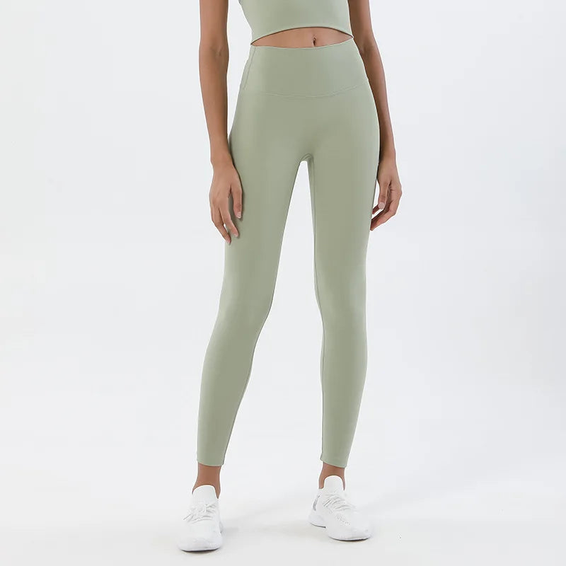 Gym Leggings Yoga Pants Women Sports Fitness Naked Feeling High Waist Elastic Workout Push Up Leggings Tights Women