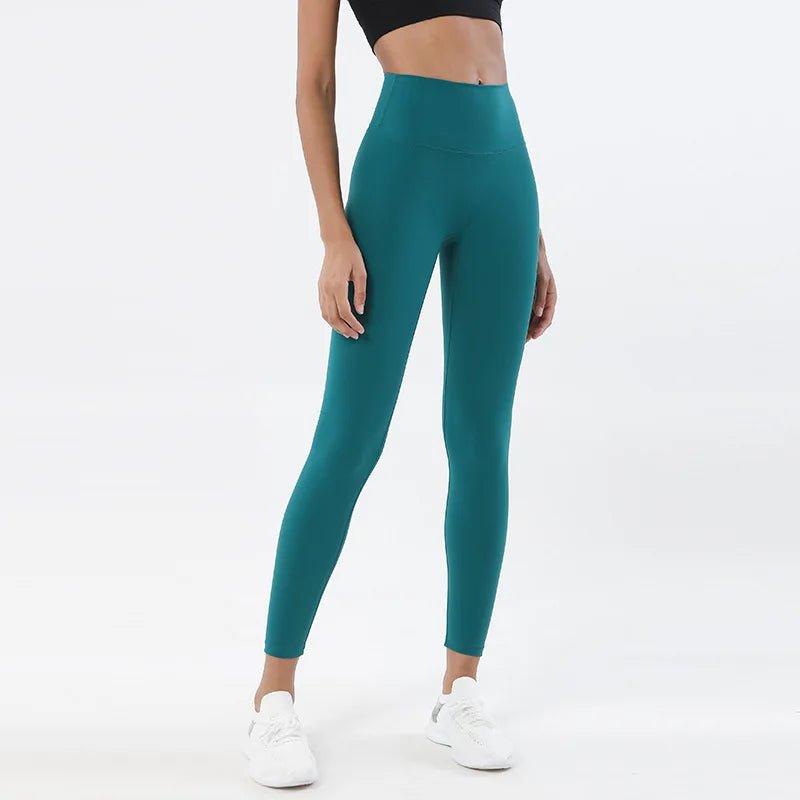 Gym Leggings Yoga Pants Women Sports Fitness Naked Feeling High Waist Elastic Workout Push Up Leggings Tights Women
