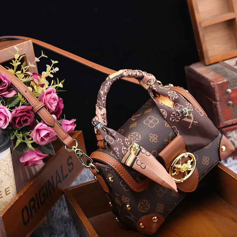 Light luxury brand women's handbag 2025 new autumn and winter high-end designer fashionable shoulder crossbody bag