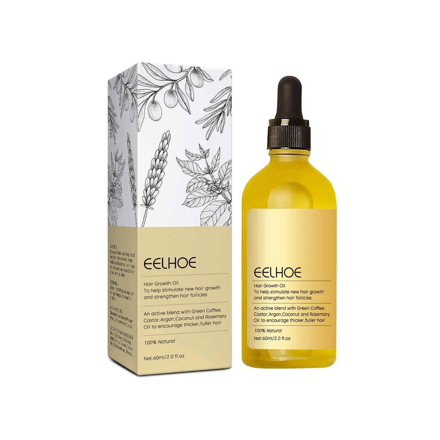 60ml Rosemary Dense Hair Essential Oil Repairs Hair Damage Prevent Hair Loss Soften Hair Strengthen Hair Roots Nourishe Hair Oil