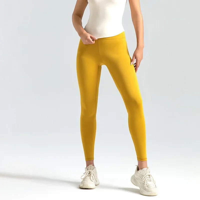 Waist Naked Feeling Leggings WomenFitness Running Yoga eggings Pants EnergyGym Tight Leggings Casual Workout Leggings