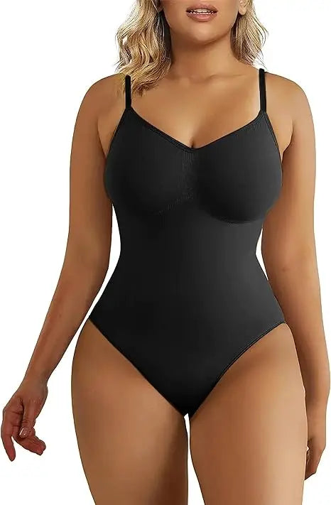 Low Back Bodysuits Shapewear for Women Open Crotch Body Shaper Seamless Tummy Control Push Up Corset Tank Top Backless Underwear