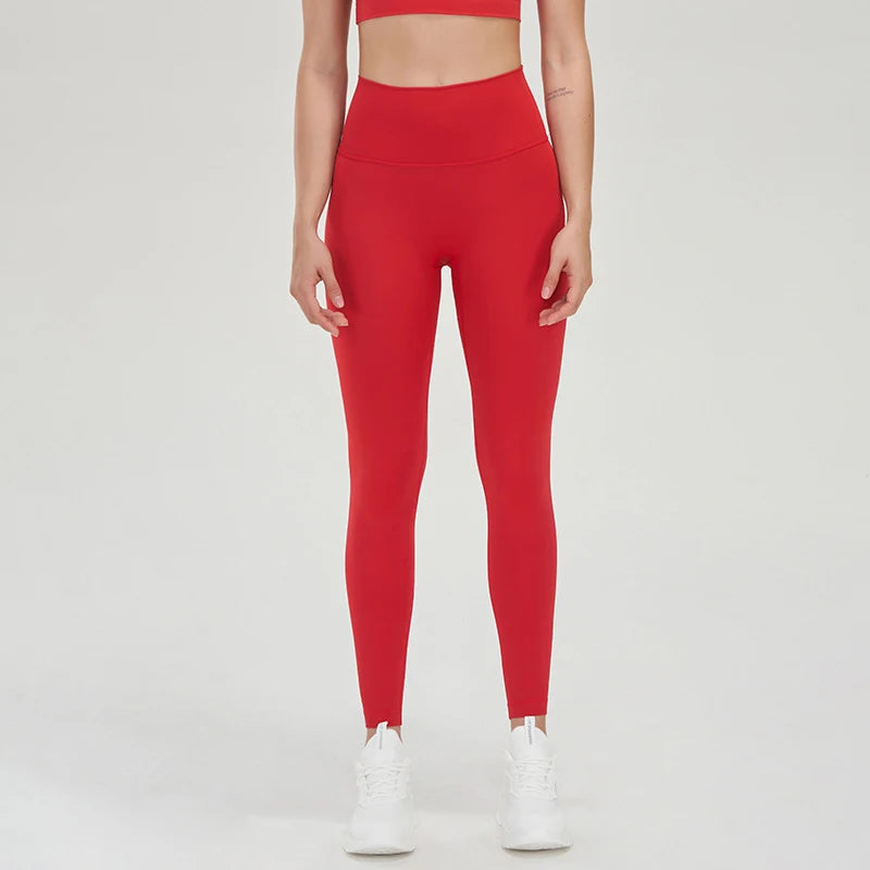Gym Leggings Yoga Pants Women Sports Fitness Naked Feeling High Waist Elastic Workout Push Up Leggings Tights Women