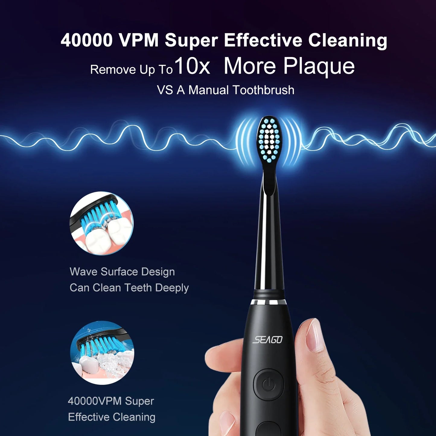 Ultrasonic Toothbrush Set