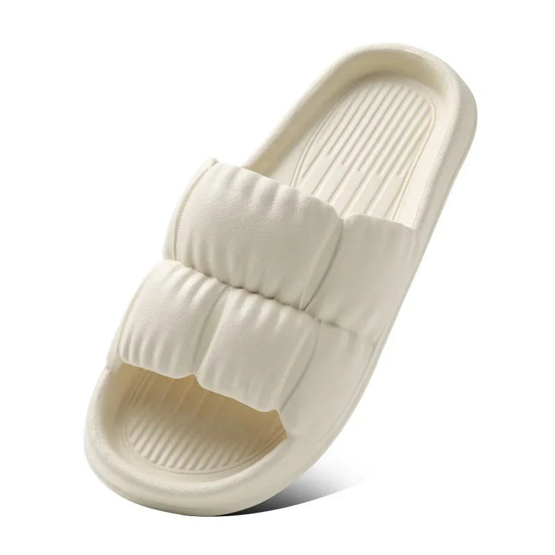 Women Soft Sole Cloud Slippers Thick Platform Indoor Outdoor Sandals EVA Non Slip Flip Flops Non Slip Flip Flops Slippers