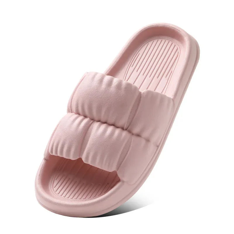Women Soft Sole Cloud Slippers Thick Platform Indoor Outdoor Sandals EVA Non Slip Flip Flops Non Slip Flip Flops Slippers