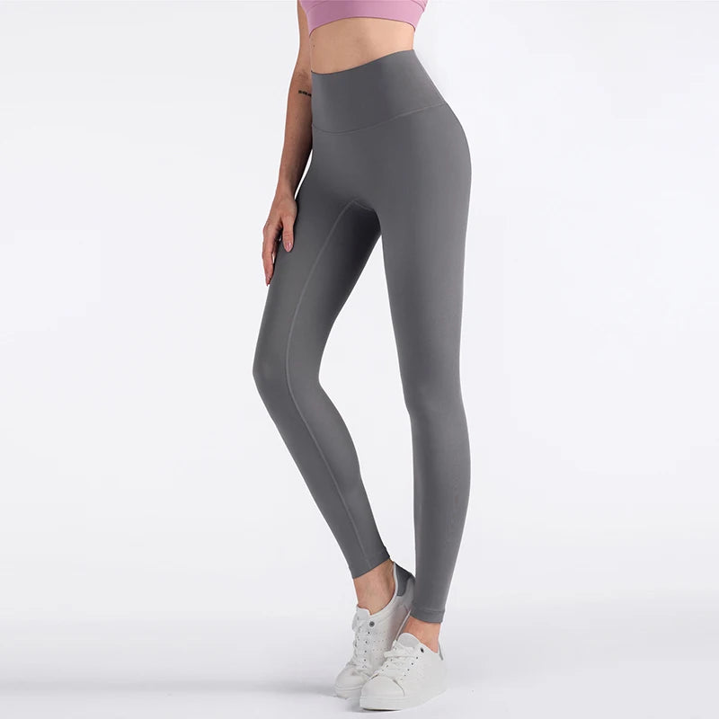 Gym Leggings Yoga Pants Women Sports Fitness Naked Feeling High Waist Elastic Workout Push Up Leggings Tights Women