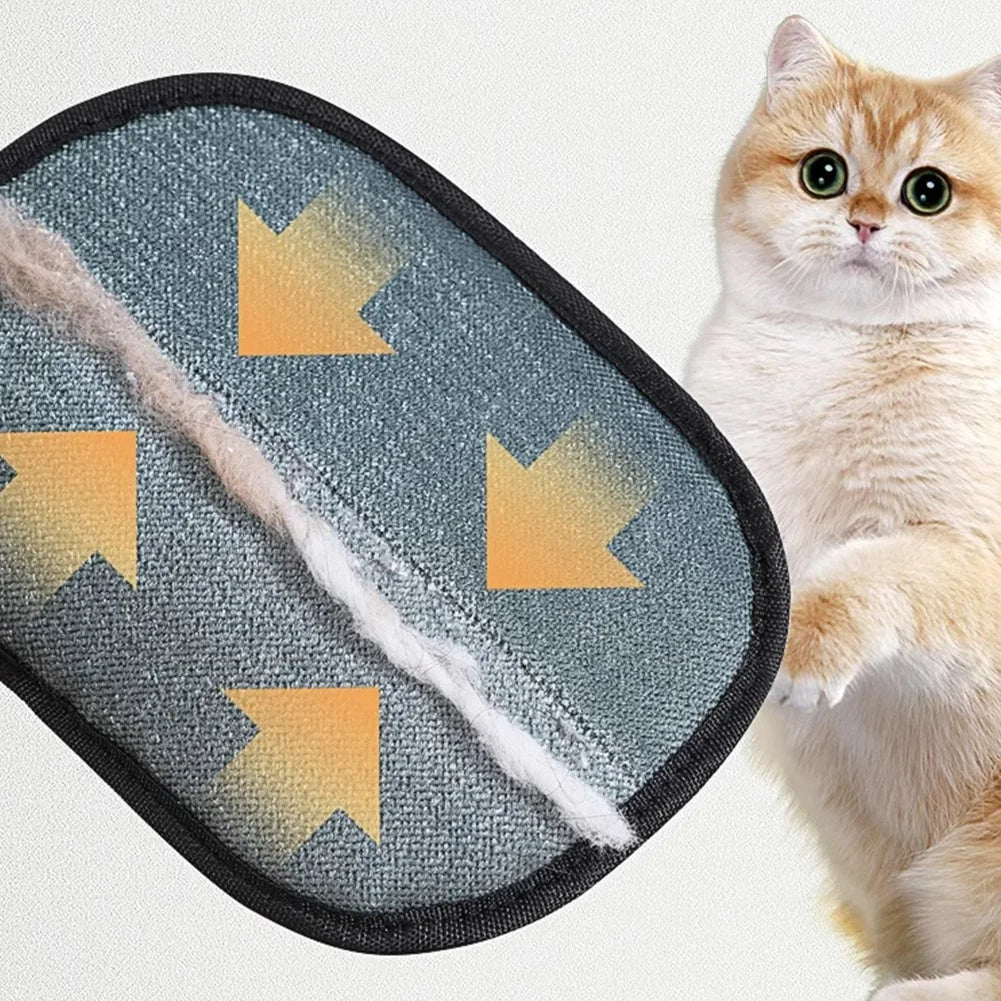Pet Electrostatic Hair Removal Gloves Cat Grooming Gloves Pet Hair Remover Mitt Static Removal Glove for Clothes Sofa Carpet