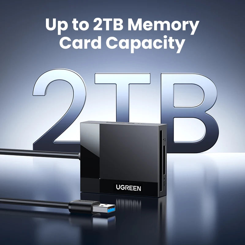 Card Reader 4-in-1 USB3.0 USB-C OTG to SD CF Micro SD TF MS Card Adapter for Laptop PC Windows macOS Memory Card Adapter