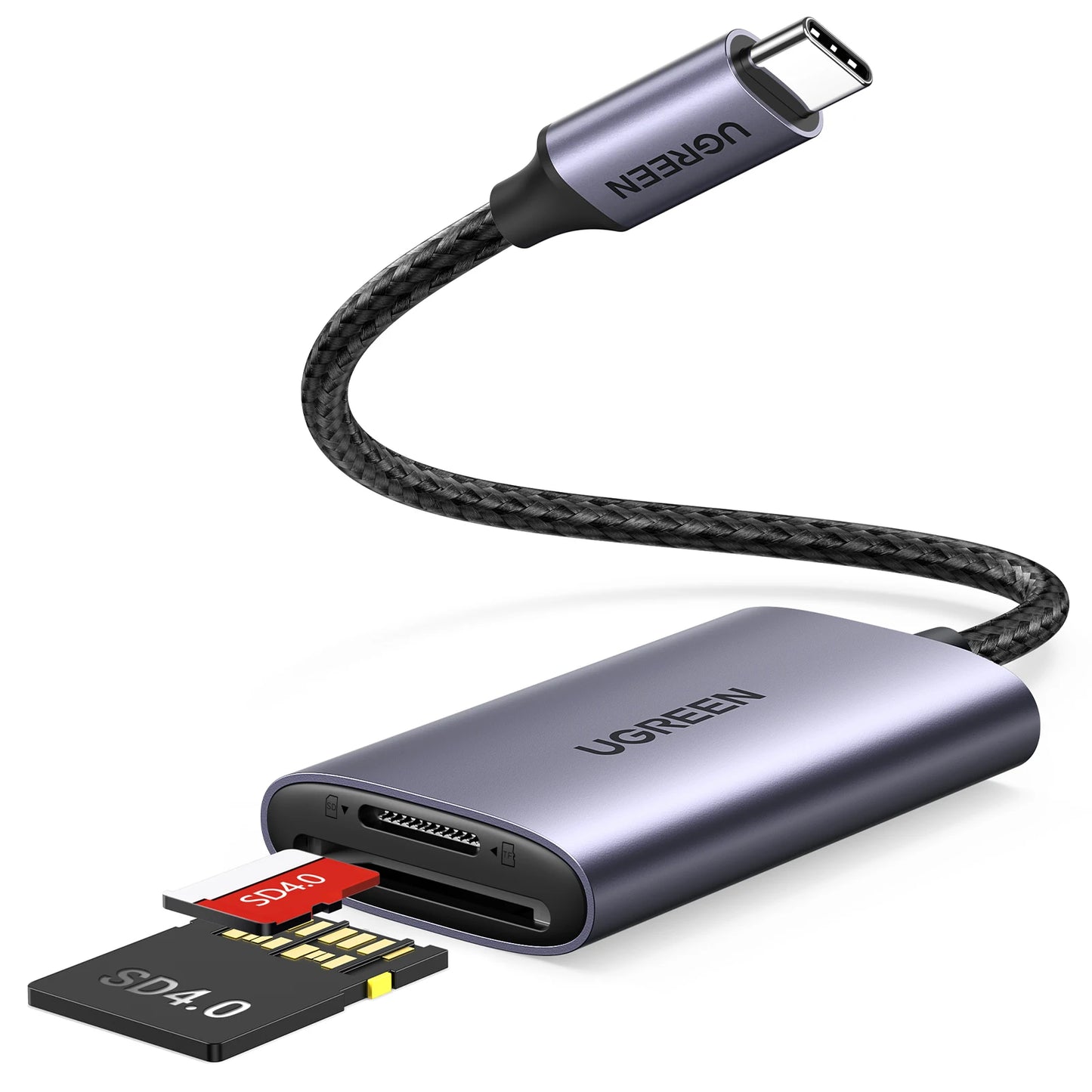 Card Reader SD4.0 312MB/s USB-C to SD MicroSD TF Memory Card Adapter for Laptop Phone Macbook Windows MacOS