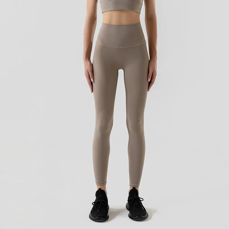 Gym Leggings Yoga Pants Women Sports Fitness Naked Feeling High Waist Elastic Workout Push Up Leggings Tights Women