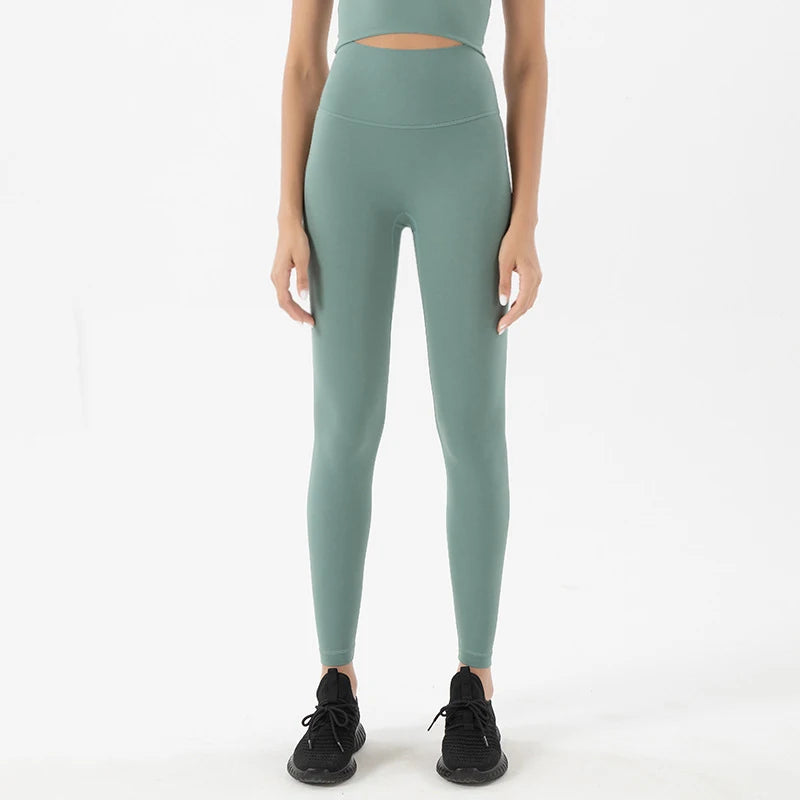 Gym Leggings Yoga Pants Women Sports Fitness Naked Feeling High Waist Elastic Workout Push Up Leggings Tights Women