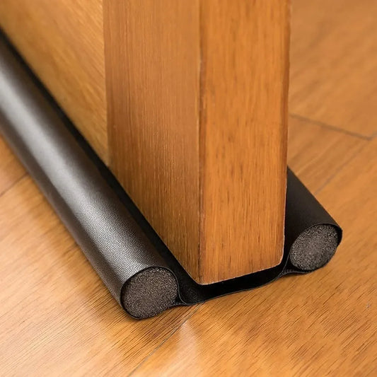 Windproof Seal Strip Draught Excluder Stopper Door Bottom Guard Double Protector Doorstop Dustproof Blocker Sealer Soundproof