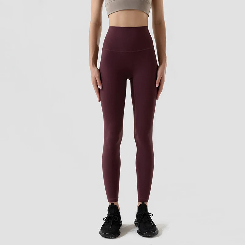 Gym Leggings Yoga Pants Women Sports Fitness Naked Feeling High Waist Elastic Workout Push Up Leggings Tights Women