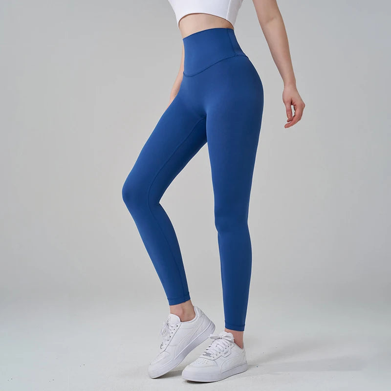 Gym Leggings Yoga Pants Women Sports Fitness Naked Feeling High Waist Elastic Workout Push Up Leggings Tights Women