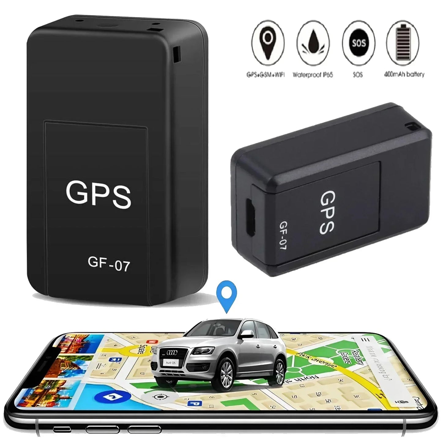 GPS Tracker Strong Magnetic Car Tracking Anti-Lost Anti-Theft Equipment Mini Portable Precise Positioning GPS Locator