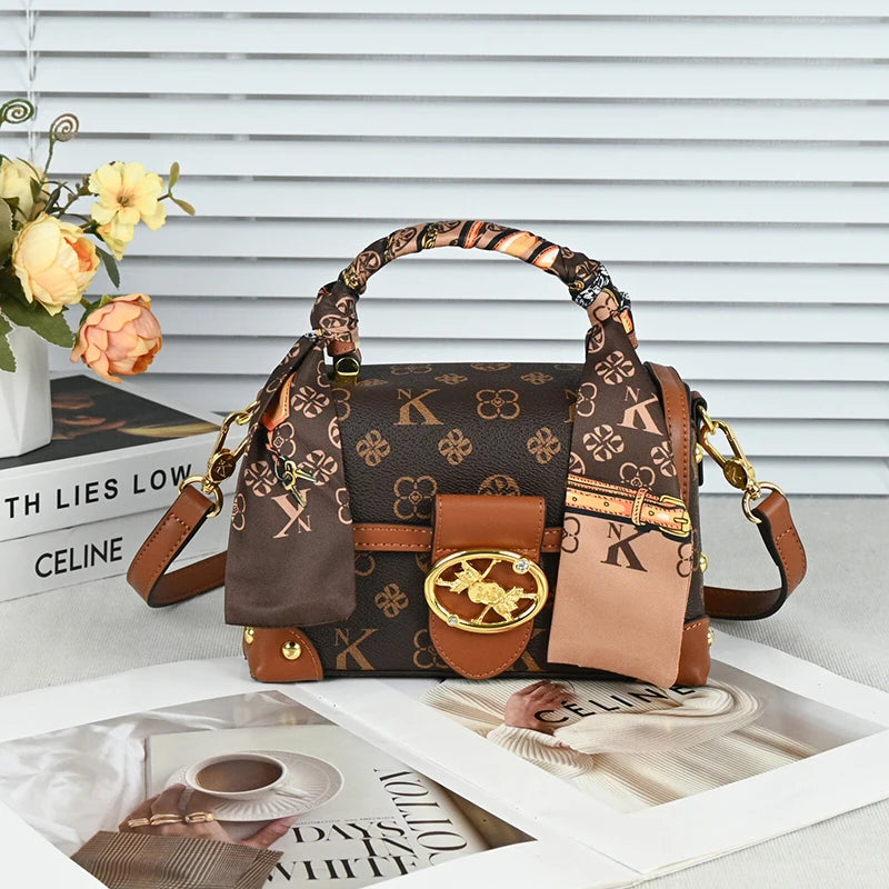 Light luxury brand women's handbag 2025 new autumn and winter high-end designer fashionable shoulder crossbody bag