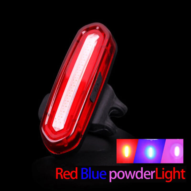 Cycling Tail Light Outdoor Highlight USB Charging Mountain Led Warning Bike Lights Tail Lamp Rear Light Bicycle Accessories