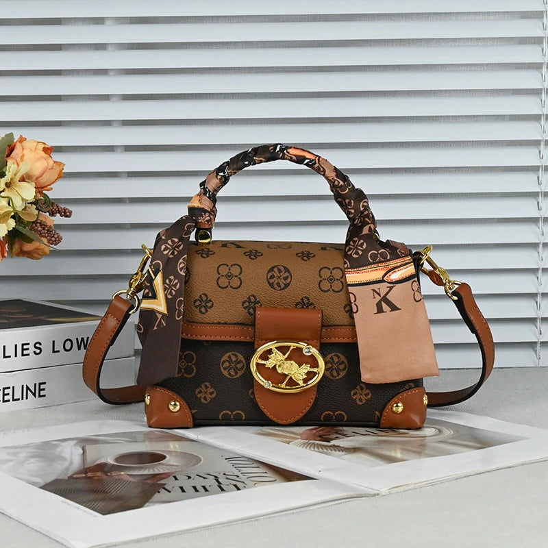 Light luxury brand women's handbag 2025 new autumn and winter high-end designer fashionable shoulder crossbody bag