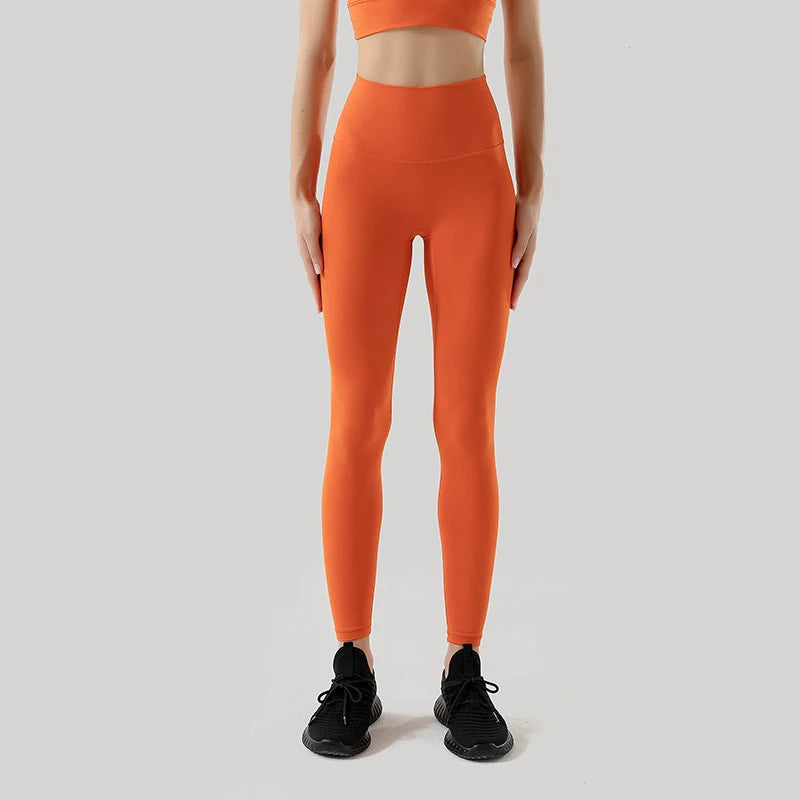 Gym Leggings Yoga Pants Women Sports Fitness Naked Feeling High Waist Elastic Workout Push Up Leggings Tights Women