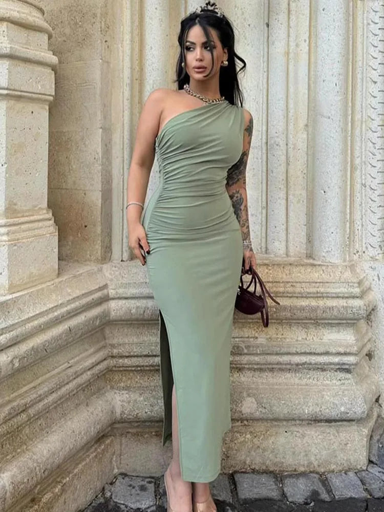 Summer Black New Dress Women Fashion Sexy Split Sleeveless Backless Slim Maxi Dress Female Casual Club Elegant Lady Party Dress