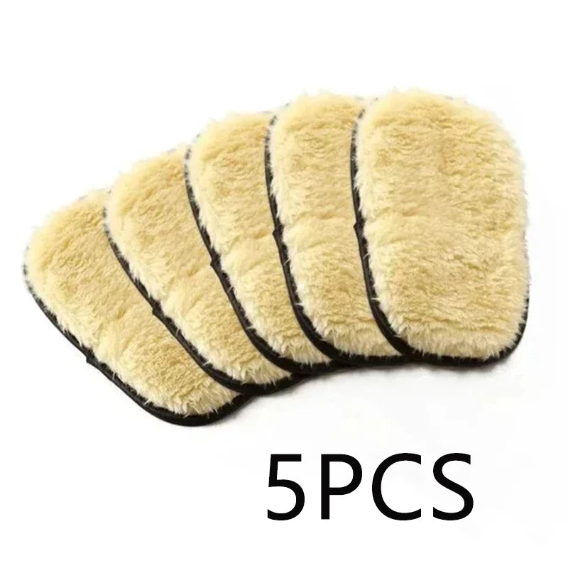 Car Washing Imitation Wool Gloves Thickened Plush Car Wiping Gloves Waxing Polishing Car Cleaning Products cleaning cloth