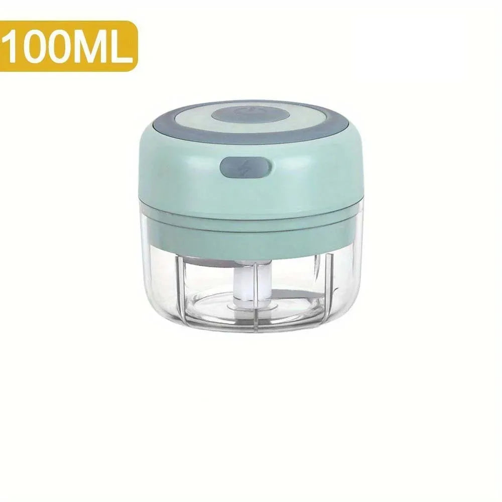 250ml Electric Garlic Chopper USB Meat Grinder Garlic Masher Machine Sturdy Durable Crushed Ginger Vegetable Crusher Kitchenware