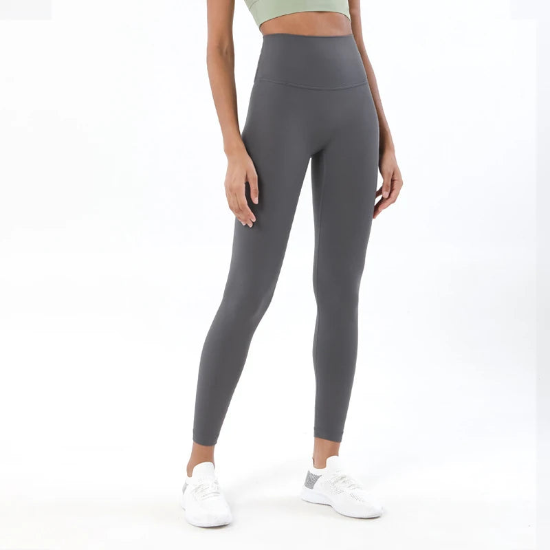 Gym Leggings Yoga Pants Women Sports Fitness Naked Feeling High Waist Elastic Workout Push Up Leggings Tights Women