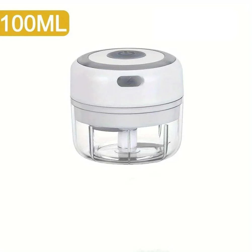250ml Electric Garlic Chopper USB Meat Grinder Garlic Masher Machine Sturdy Durable Crushed Ginger Vegetable Crusher Kitchenware
