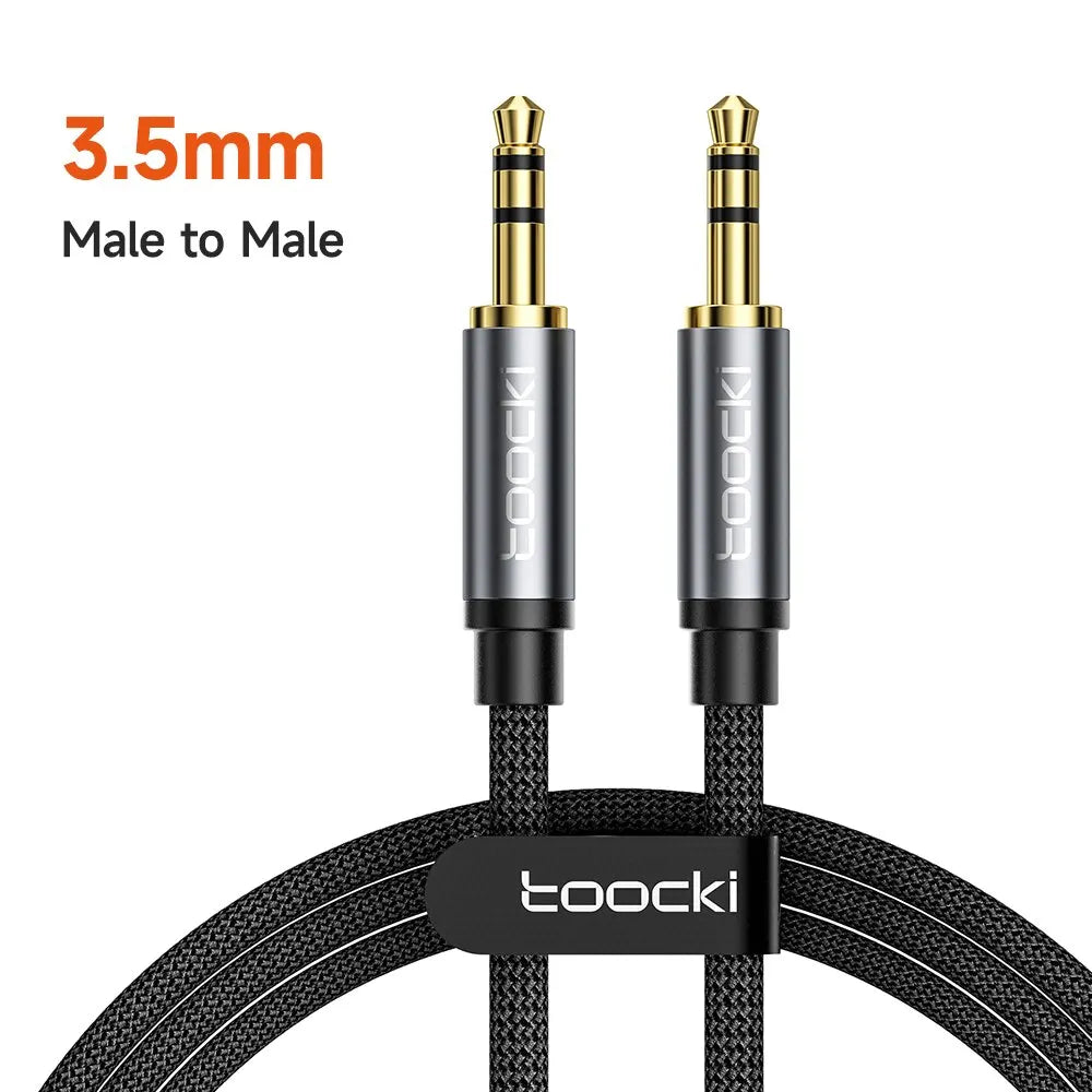 Male Aux Cable Audio for iPhone Computer Headphones PC Laptop