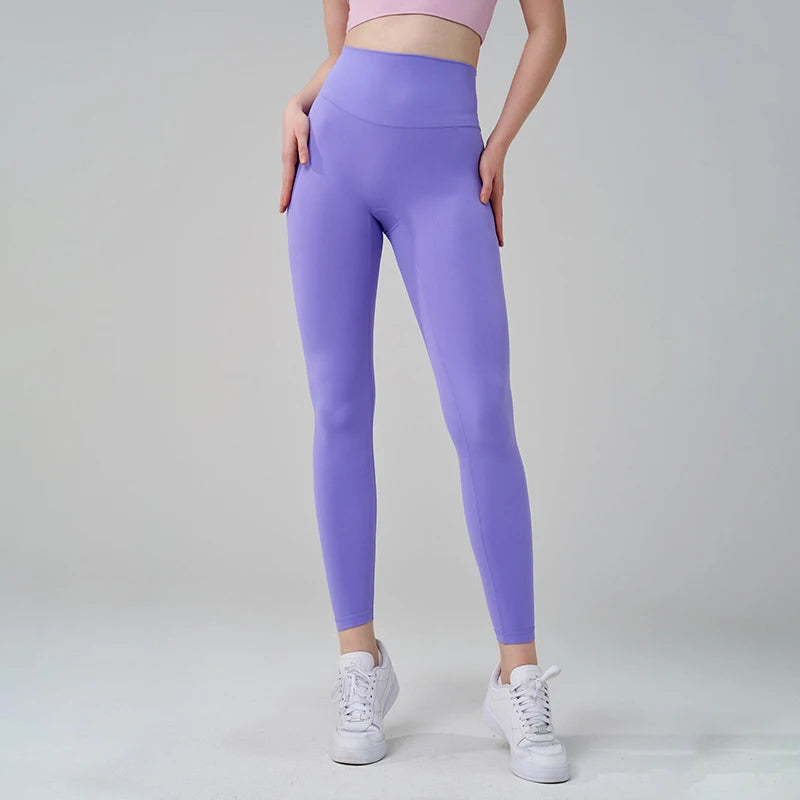 Gym Leggings Yoga Pants Women Sports Fitness Naked Feeling High Waist Elastic Workout Push Up Leggings Tights Women