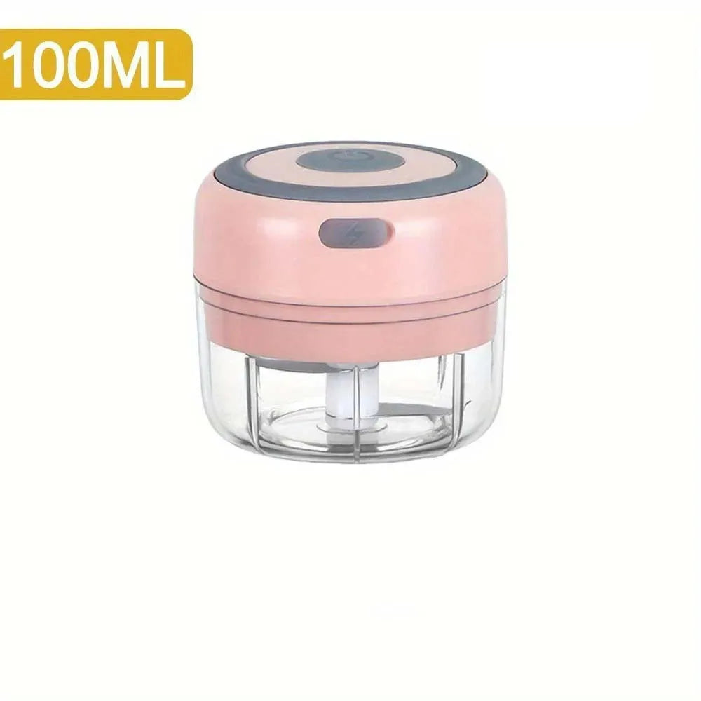 250ml Electric Garlic Chopper USB Meat Grinder Garlic Masher Machine Sturdy Durable Crushed Ginger Vegetable Crusher Kitchenware