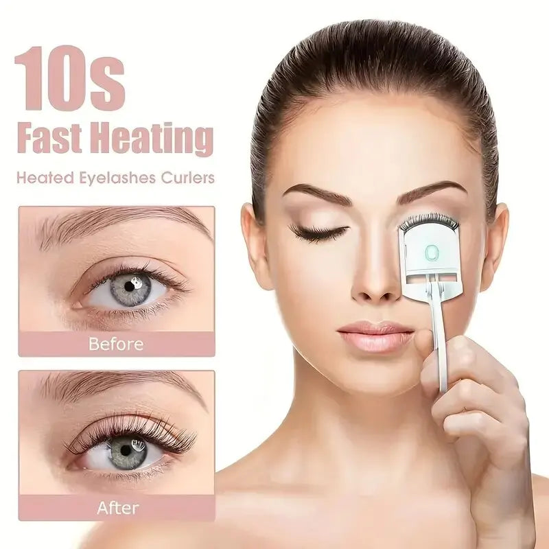 eyelash curler, eyelash heating electric perm, eyelash curler curling and long-lasting shaping beauty goddess eyelash curler