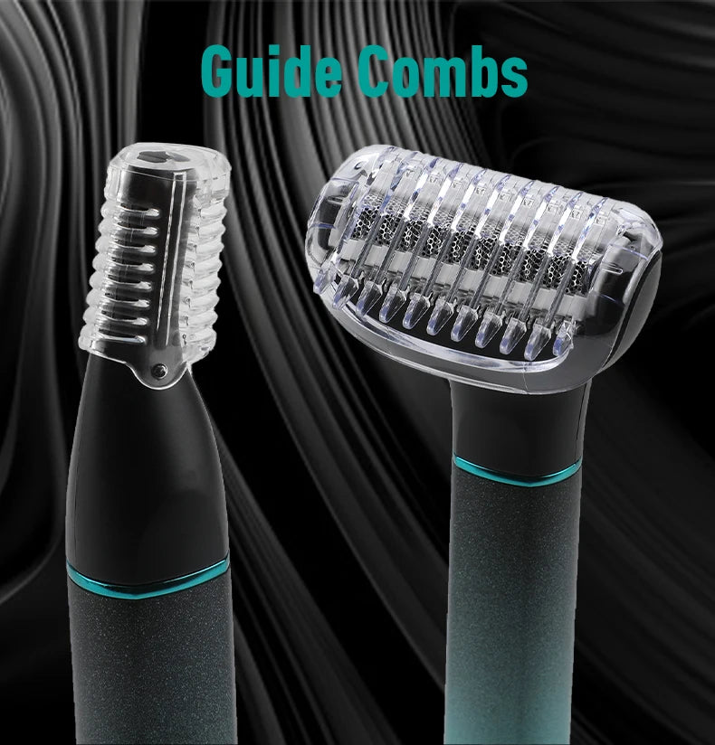 VGR 3in-1 Men's Personal Hair Trimming Set Rechargeable Professional Foil Shaver Portable Nose Hair Ear Hair Eyebrow Trimmer