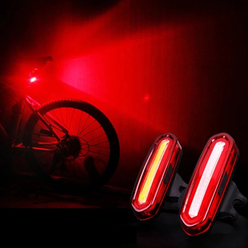 Cycling Tail Light Outdoor Highlight USB Charging Mountain Led Warning Bike Lights Tail Lamp Rear Light Bicycle Accessories