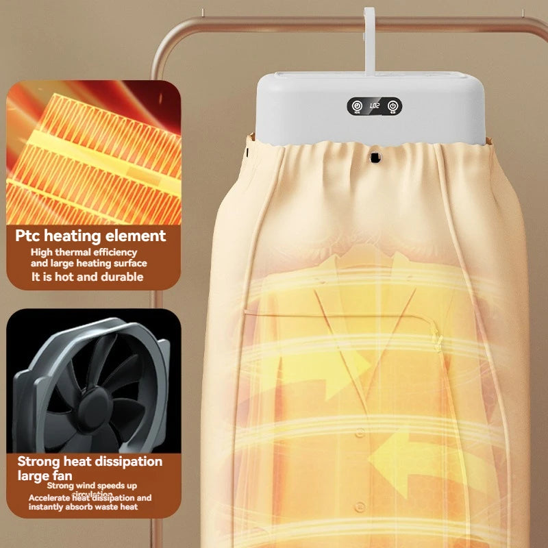 Portable Clothes Dryer,Mini Laundry Dryers with Remote Control