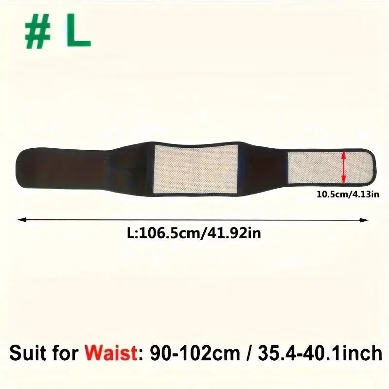 Adjustable Self-heating Magnetic Therapy Back And Waist Support Belt, Waist Massage Belt Sports Support Belt, Body Care Belt