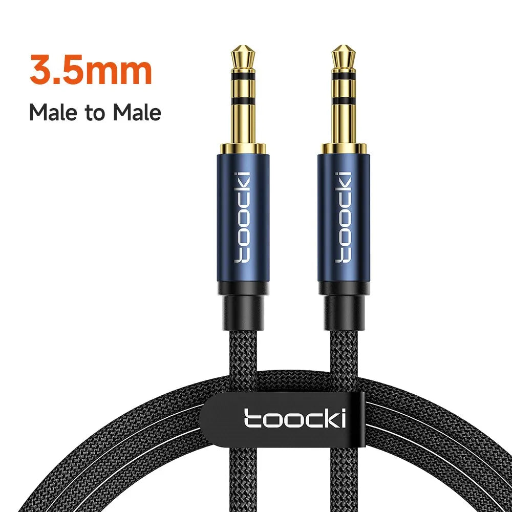 Male Aux Cable Audio for iPhone Computer Headphones PC Laptop