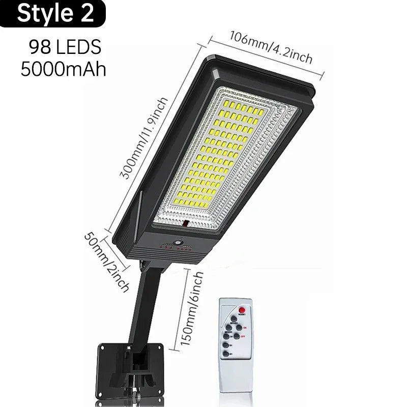 LED Solar Lights for Outside,Led Wall Light Motion Sensor with Remote Control, 3 Modes Solar Flood Lamp Outdoor for Yard,Garden