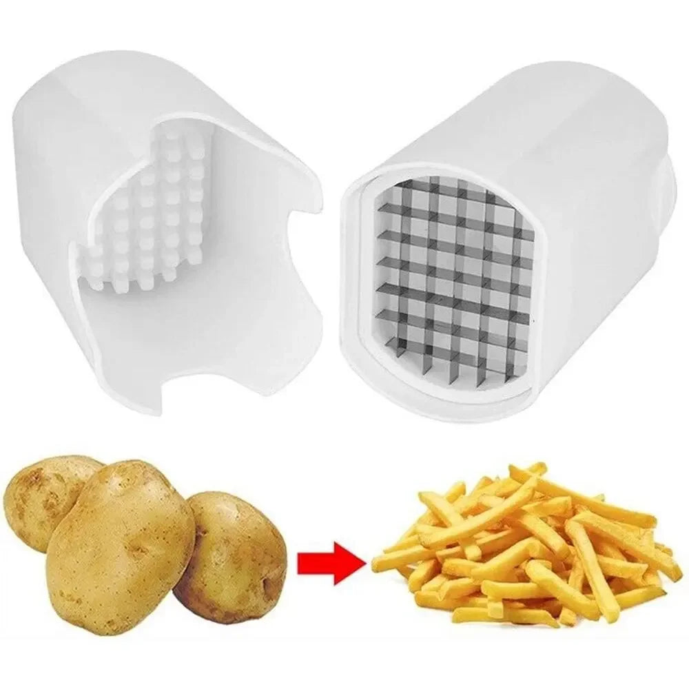 French Fry Cutter Natural Cut Rapid Slicer Vegetable Potato Tool Food Veggie Dicer Veg Chopper