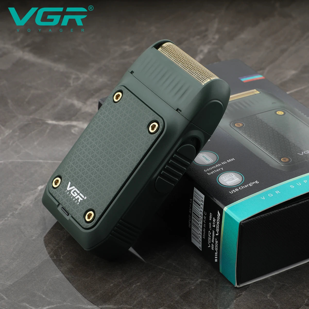 VGR Razor Electric Shaver Professional Hair Trimmer Rechargeable Razors Portable Beard Trimmer Mini Hair Shaver for Men