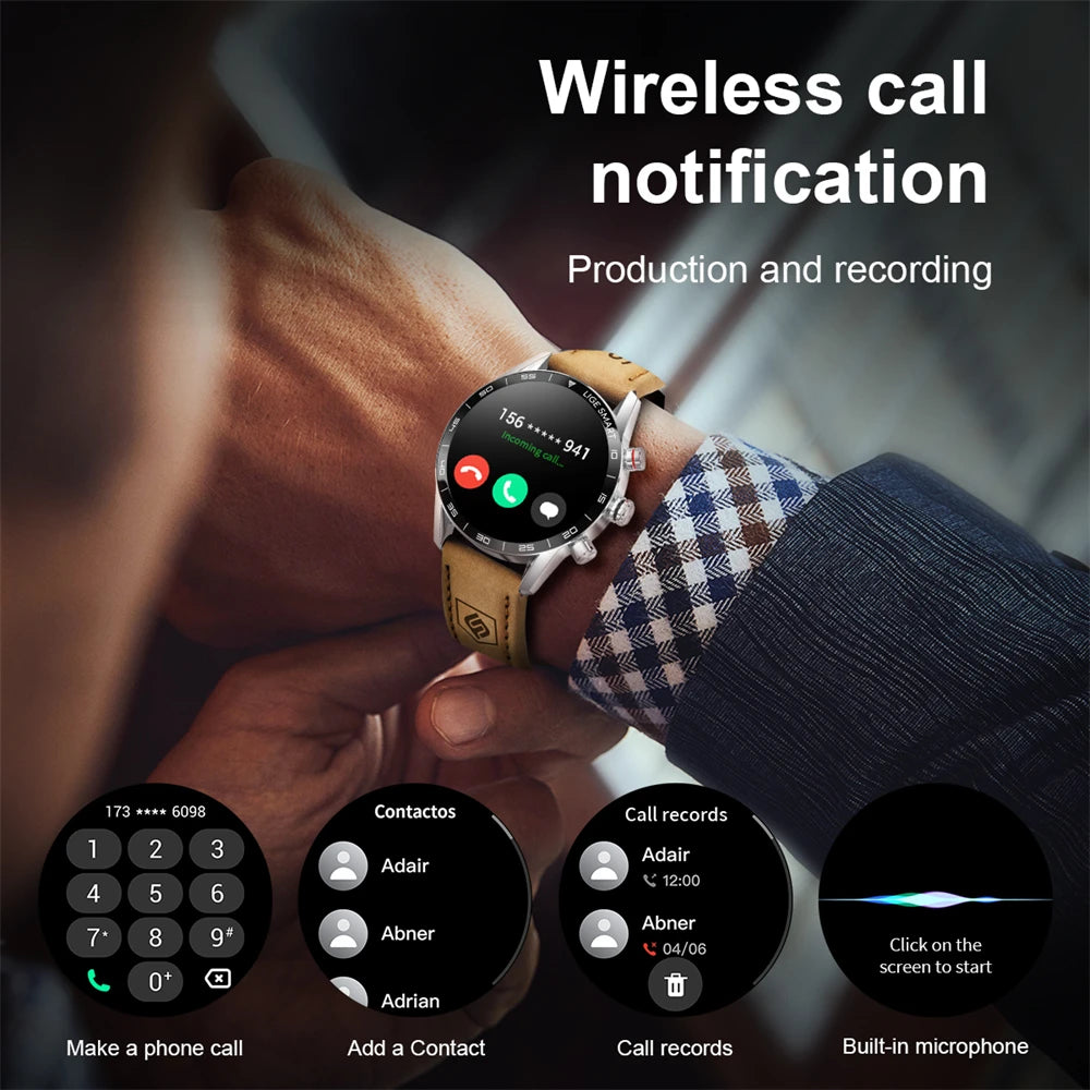 LIGE Rugged Military GPS Smart Watch Men AMOLED HD Screen Heart Rate Bluetooth Call Waterproof Outdoor SmartWatch