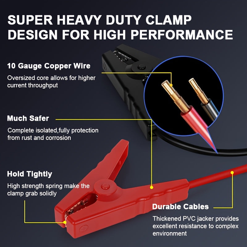 12V Compact Car Jump Starter And Power Bank