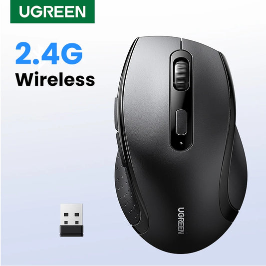 Wireless Mouse for Computer 1600DPI Silent Mouse with 2.4GHz USB Receiver for PC MacBook Tablet Laptop