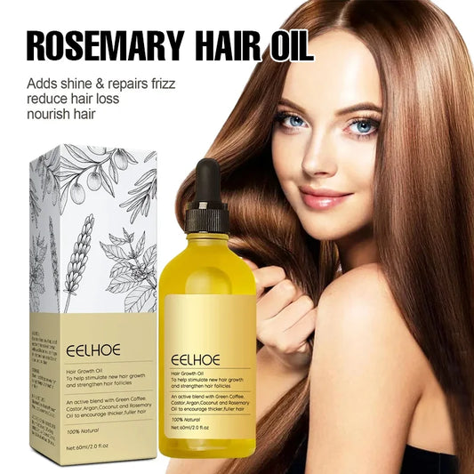 60ml Rosemary Dense Hair Essential Oil Repairs Hair Damage Prevent Hair Loss Soften Hair Strengthen Hair Roots Nourishe Hair Oil