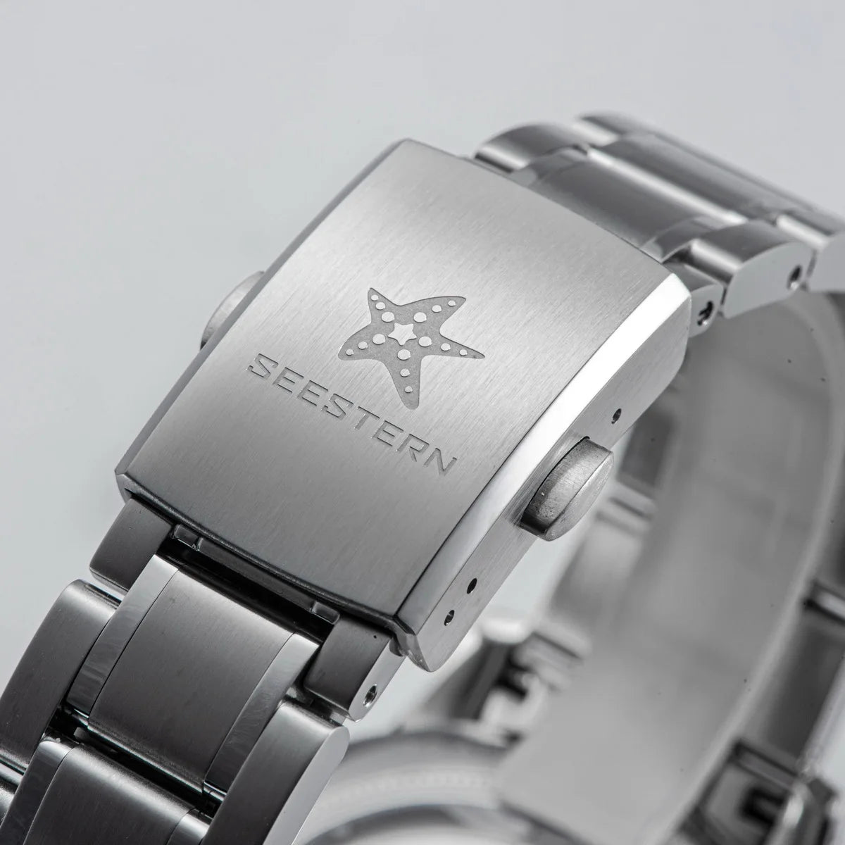 SEESTERN Men's Automatic Mechanical Wristwatch NH34 GMT Movement 10bar Waterproof Domed Sapphire Crystal Watch Limited S446 New