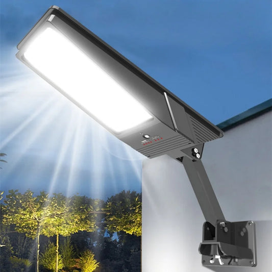 LED Solar Lights for Outside,Led Wall Light Motion Sensor with Remote Control, 3 Modes Solar Flood Lamp Outdoor for Yard,Garden